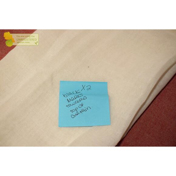 Threshold 54x63" Light Filtering Sheer Rod Pocket Curtain Panel Ivory (Marks)* - Picture 4 of 7